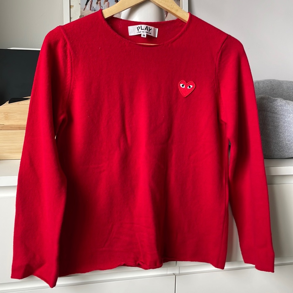 PLAY Comme des Garçons 100% Wool sweater